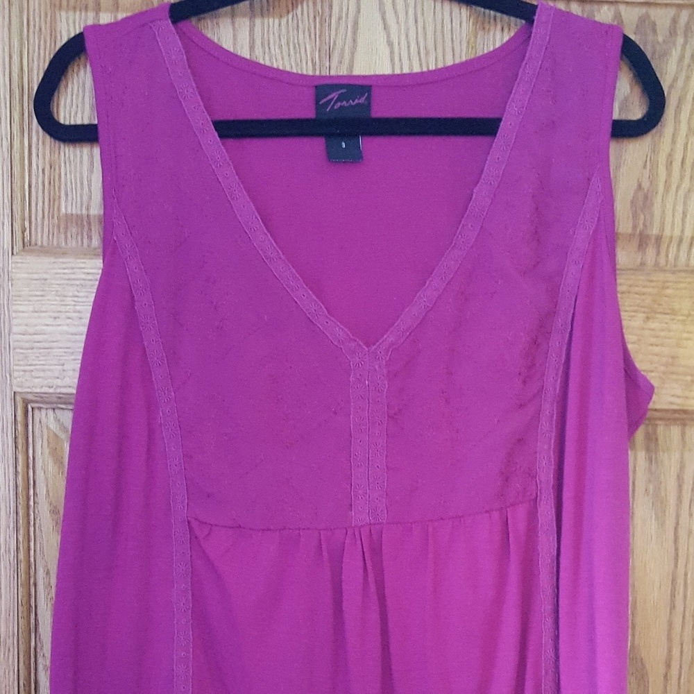 Torrid Embroidered Tank Top